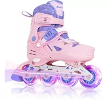 Patines De Niños Con Ruedas Iluminadas, Kit De Protección. 