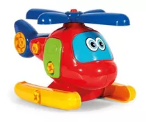 Helicóptero Infantil Didático Poliplac - Monta E Desmonta Cor Colorido Personagem Sem Personagem