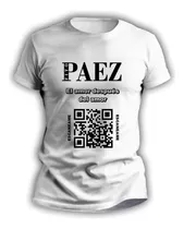 Remeras Rock Nacional De Hombre Y Mujer Qr Fito Páez - 4033