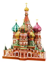 Catedral De Sao Basilio Moscou Russia Montar Puzzle Adultos