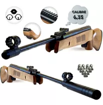 Rifle Aire Comprimido Fox X Nitro Gr1600 6,35 Mm Para Caza