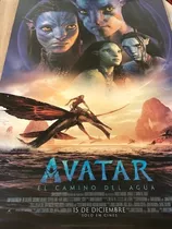 Afiche-póster De Película De Cine Original Avatar 2 Oficial
