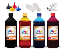 Kit 4 Litros De Tinta Para Epson Ecotank L395 L396 L380 T664