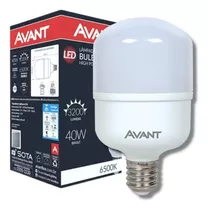 Lâmpada 40w Led Bulbo E27 6500k Branco Frio Bivolt - Avant Cor Da Luz Branco-frio 110v/220v