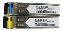 Par Gbic Wdm Sfp 1.25g 1310/1550nm Glc-bx20 20km S-3553lc20d