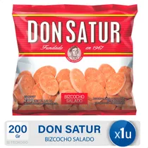 Galletita Don Satur Bizcochos  Grasa Salado 200 g