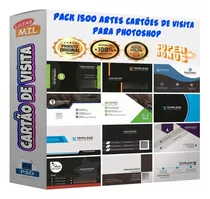 Pack 1500 Artes Para Cartão Visita Editáveis Psd + Png