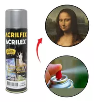 Verniz Spray Acrilfix Semi-brilho 300 Ml Seca Rápido Acrilex Cor Incolor