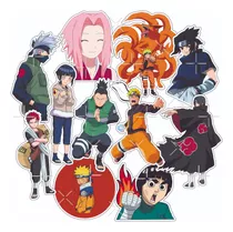 Pack Stickers Calcos Vinilos Anime Naruto - Termo Notebook
