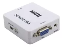 Conversor Adaptador Hdmi A Vga 1080p Full Hd Transmite