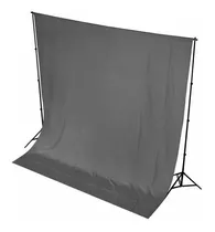 Tela Para Fondos Estudio Fotográfico 3x6 Mts. Gris - Urufoto