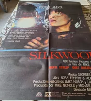 Poster  Silkwood    Meryl Streep Original