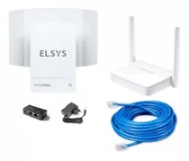 Kit Internet Rural Amplimax Fit 4g + Roteador + Cabo 50m
