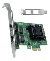 Placa Rede Dual Port 10/100/1000 Pci-e Suporte Low Profile