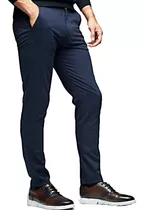 Pantalon Gabardina De Vestir Chupin Saten Elastizado C/chino