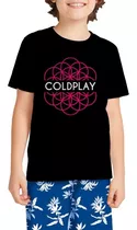 Camiseta Infantil Banda Coldplay Show Music Of The Spheres 4