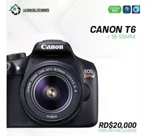 Camara Canon T6 + Lente 18-55mm
