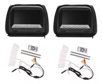 Par Monitor Coche Universal 7in Auto Reposacabezas Mp5 Video