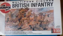 Modelismo Infantería Británica 12 Soldados Multipose - 1:32