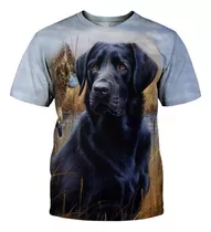 Lou Camiseta Con Estampado 3d De Labrador Retriever