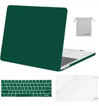 Carcasa Rigida Para Macbook Pro13 2019 2018 2017 Verde Oscur