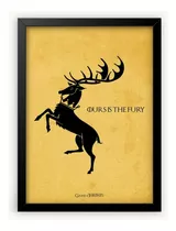 Pôster Quadro Decorativo Casa Baratheon Got A3 30x42cm