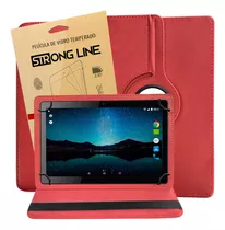 Capa Tablet Multilaser M10a M10 Giratória Durável + Pelicula