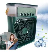Mini Climatizador D Ar Com Reservatório Para Água E Gelo Top Cor Verde 110v/220v