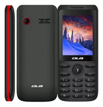 Celular Ola Juicy 2.4  Negro + Rojo Dual Sim Paragon.uy     