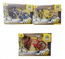 Bicicleta Montañera Colección Escala 1:10 Miniatura Realista