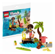 Bloco De Montar Lego Friends Beach Cleanup 52 Peças 30635