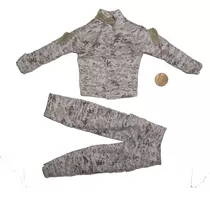 Uniforme Camuflado Deserto Miniatura P/ Boneco Escala 1/6