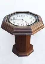 Antiguo Reloj De Pie Parsons Mesita Tel - Detalles -no Envio