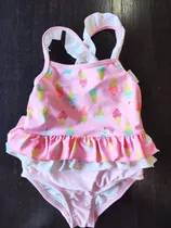 Traje De Baño Importado Nena Talle 18 M Carter's