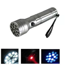 5 Led + Uv + Láser Ultravioleta Linterna Lámpara Antorcha