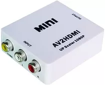 Adaptador Convertidor Av2 Rca A Hdmi Hd Video Converter