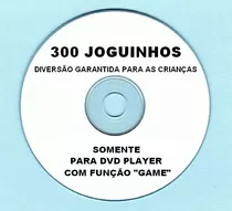 Cd 300 Jogos Para Dvd Com Função Game Compatível! Aproveite!