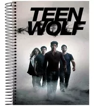 Caderno Grande Personaliza Capa Dura 20 Mat 400fls Teen Wolf