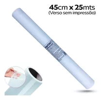 Papel Adesivo Transparente 45cm X 25 Metros - Tipo Contact