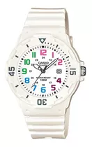 Reloj Casio Lrw-200h-7bvdf Mujer 100% Original Color De La Correa Blanco Color Del Bisel Blanco Color Del Fondo Blanco