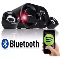 Mini System 2.1 Bluetooth Subwoofer 16w Rms Fm Usb
