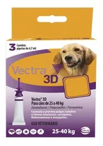 Pipeta Antiparasitário Para Carrapato Ceva Vectra 3d Para Cão De 25kg A 40kg Cor Roxo