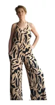 Mono Palazzo De Morley Estampado Con Bolsillos Animal Print