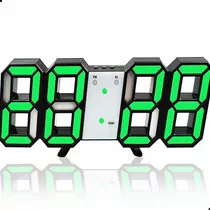 Reloj Despertador Digital Con Luz Led 3d Usb Temperatura