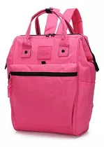 Mochila Cartera Everlast Fucsia Grande Porta Notebook Urbana