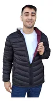 Campera Hombre Abrigo Inflable Reversible