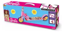 Barbie Patinete Infantil 2 Rodas Menina Rosa F00548 Fun