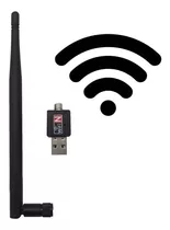 Antena Adaptador Wireless Wi-fi Usb 2.0 600 Mbps S/ Fio Wifi