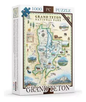 Rompecabezas De Cartón De 1000 Piezas Grand Teton National P