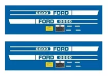 Jogo Decalque (adesivo) Trator Ford N. H. 6600 - Completo